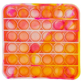 Square Pink/Yellow/White Pop Bubble Fidget Toy image 0